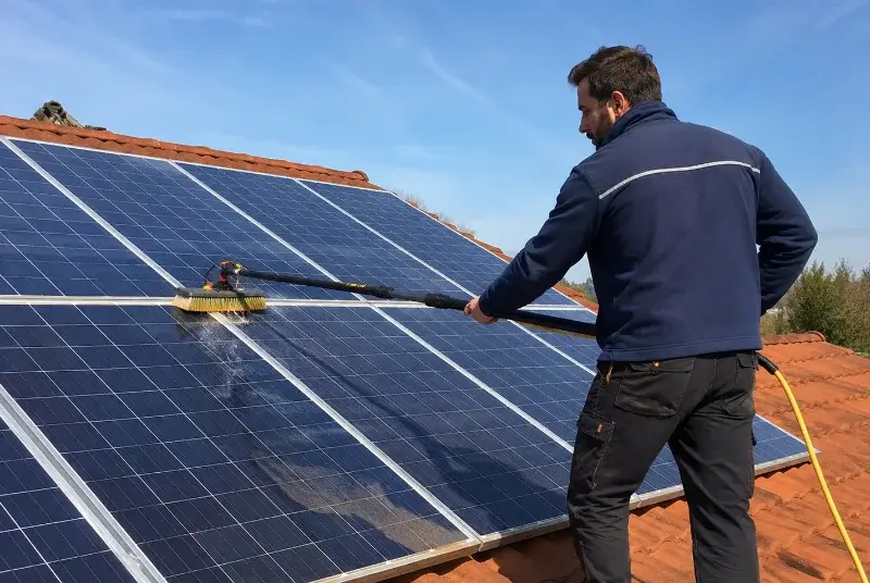 Nettoyage et entretien de panneaux solaires à Brion