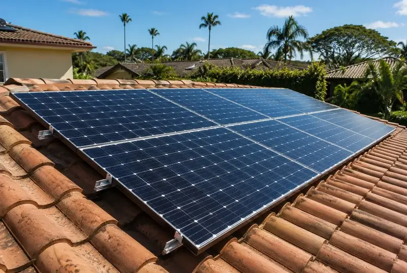 Installation de panneaux solaires à Brion